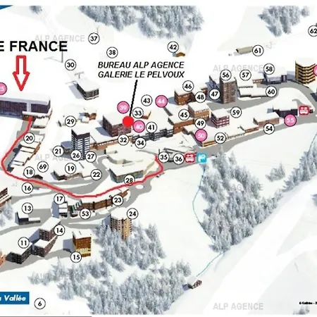 Le France - 2 Pieces 5 Pers - Le France - 833fr - Plagne Centre - Bon Confort Mae-5184 Apartment La Plagne