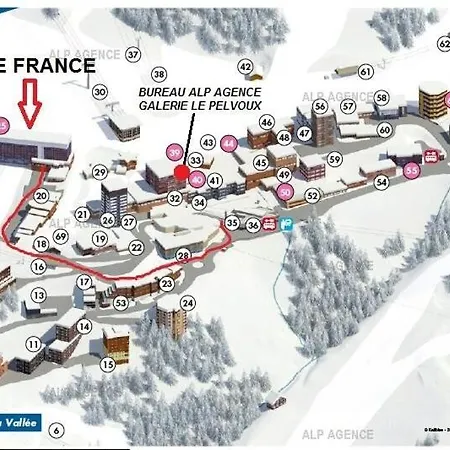 Le France - 2 Pieces 5 Pers - Le France - 833fr - Plagne Centre - Bon Confort Mae-5184 La Plagne